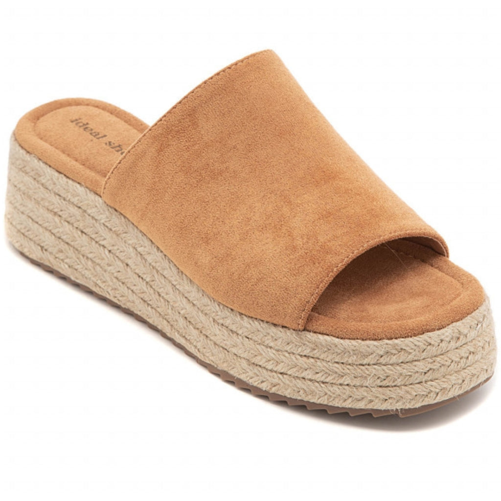 Hailey Plateau Sandaler 5937   Camel fra Shoes