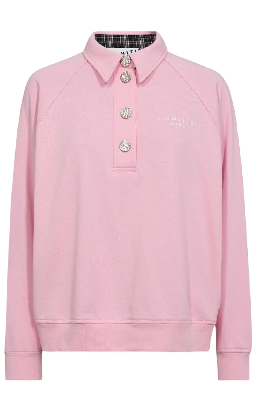 Haute L'amitié Bluse   Polo Logo     Candyfloss fra Haute L'amitiã