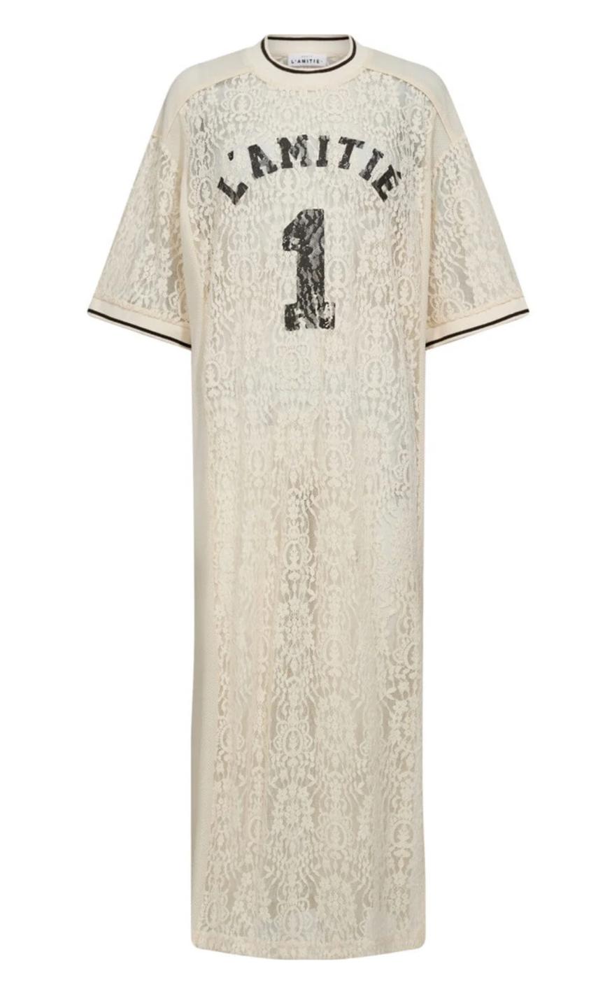 Haute L'amitié Kjole   Lace Football   Pearl fra Haute L'amitiã
