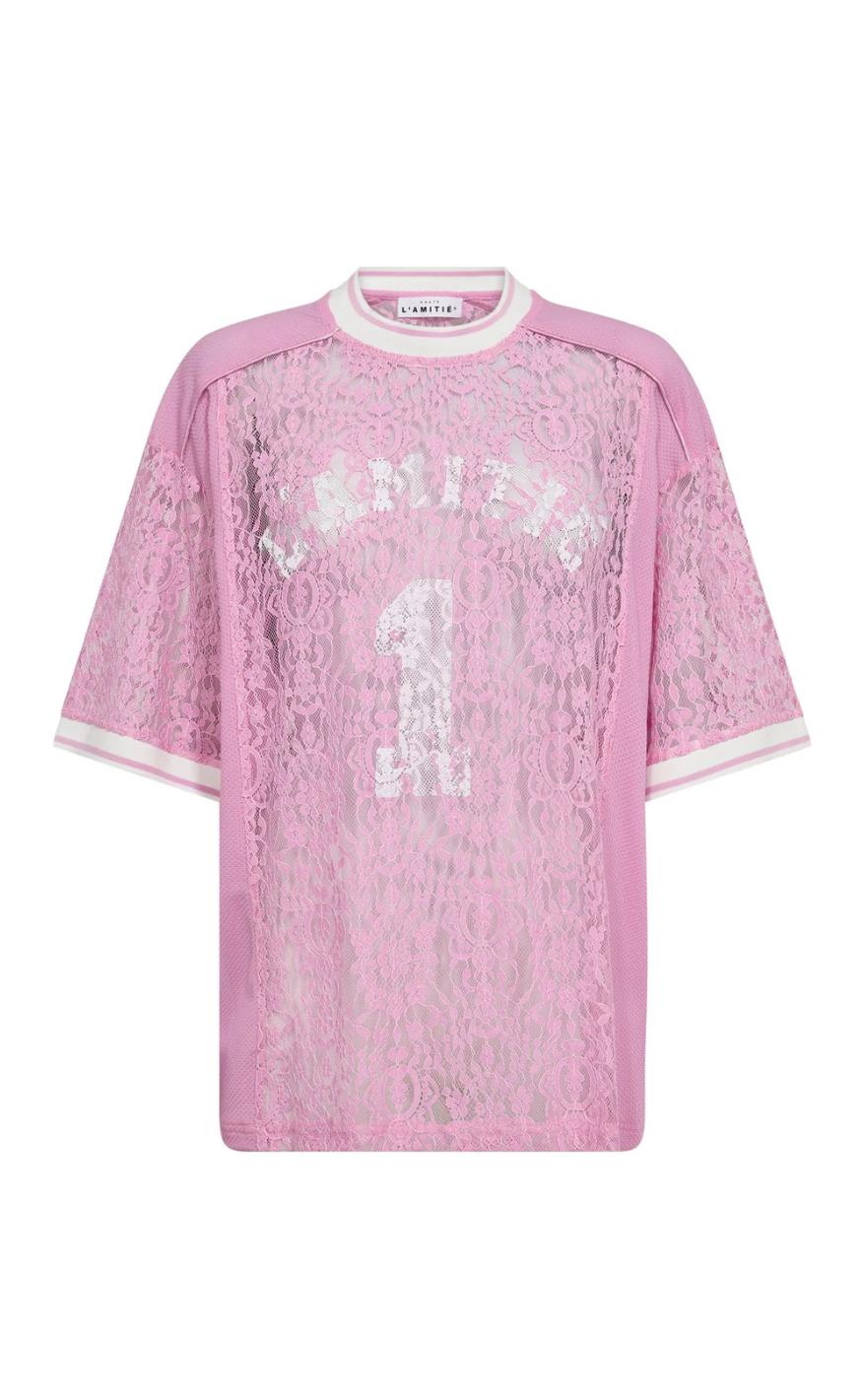 Haute L'amitié T Shirt   Lace Football   Candyfloss fra Haute L'amitiã