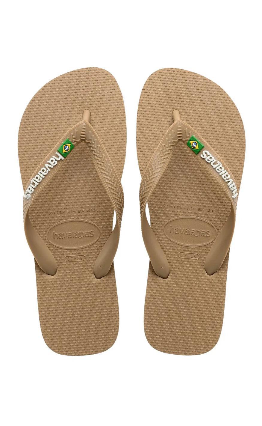 Klipklappere   Brasil Logo   Rose Gold fra Havaianas