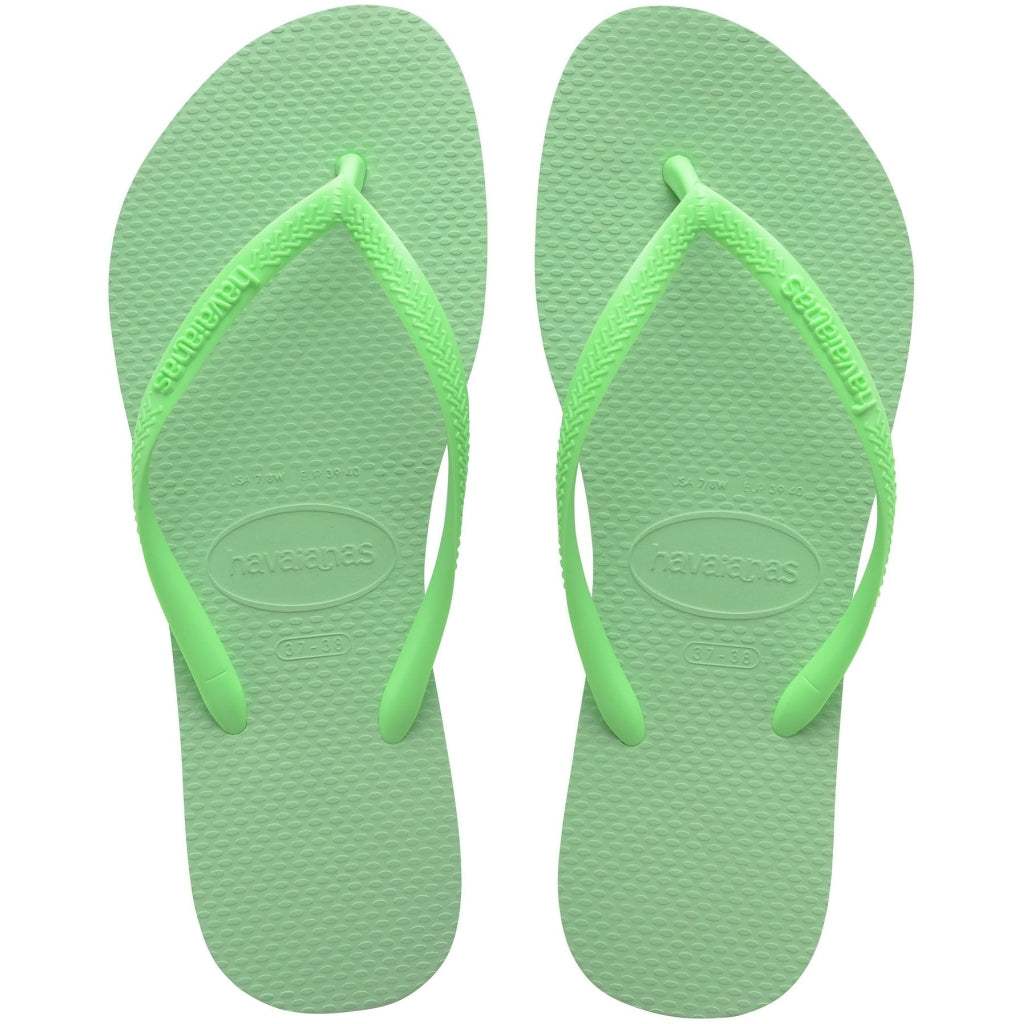 Slippers Slim 4000030   Green Garden6617 fra Havaianas