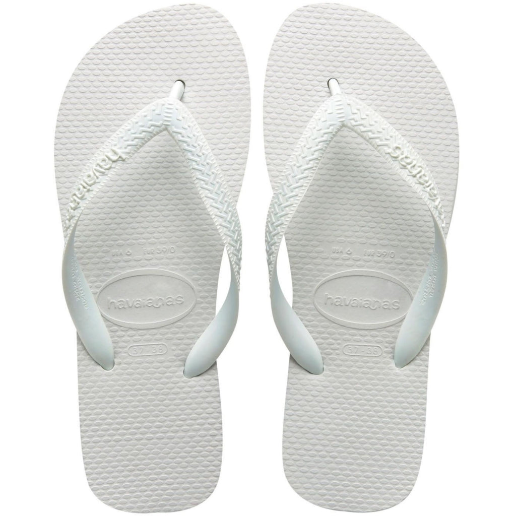 Slippers Unisex Top 4000029   White0001 fra Havaianas