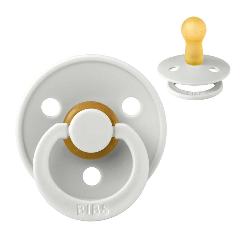 Rund Colour Sut   Str. 2   Naturgummi   Haze fra Bibs