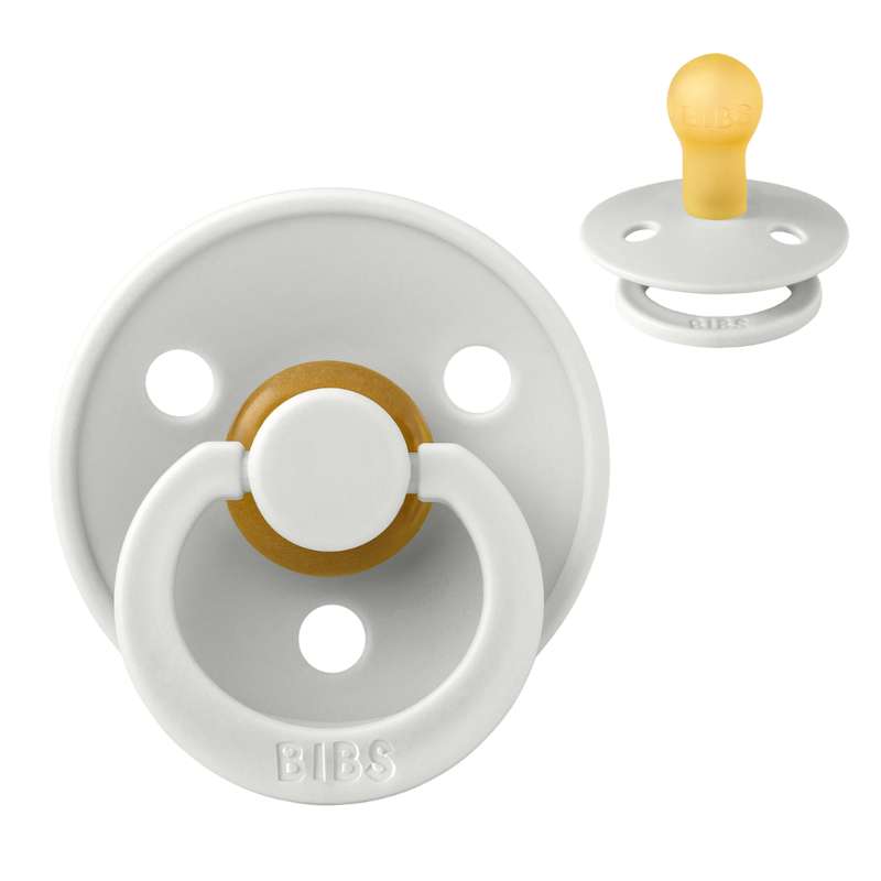 Rund Colour Sut   Str. 1   Naturgummi   Haze fra Bibs