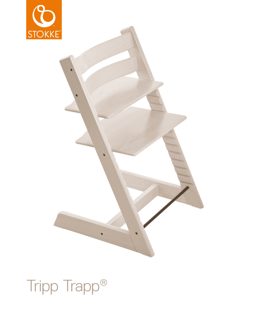 â® Tripp Trappâ® Højstol   Whitewash fra Stokke