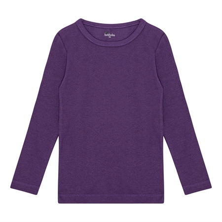 Rib Bluse Vindrue Lilla fra Birkholm
