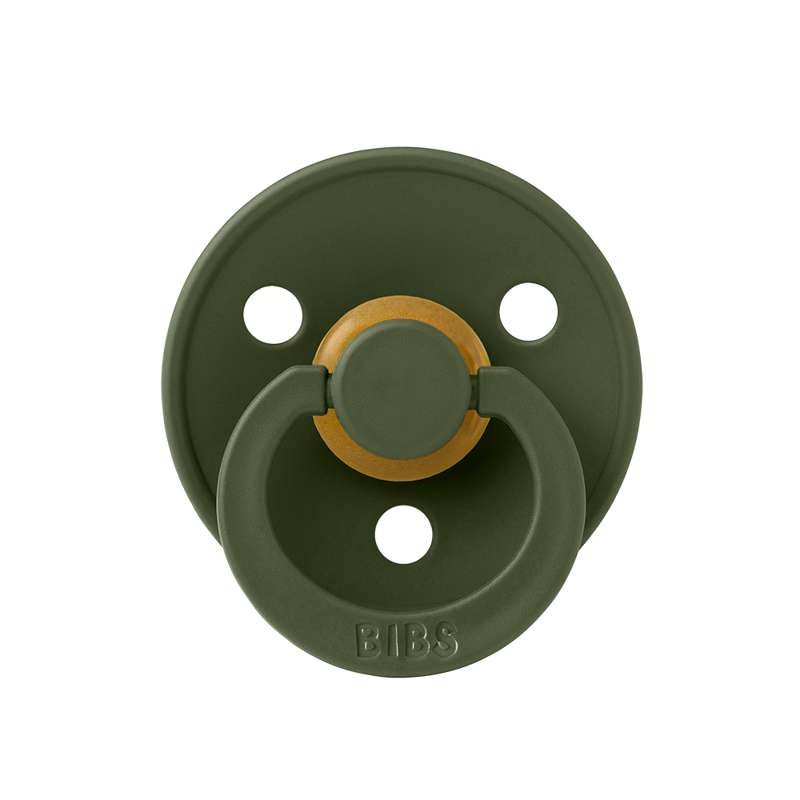 Symmetrisk Colour Sut   Str. 2   Naturgummi   Hunter Green fra Bibs