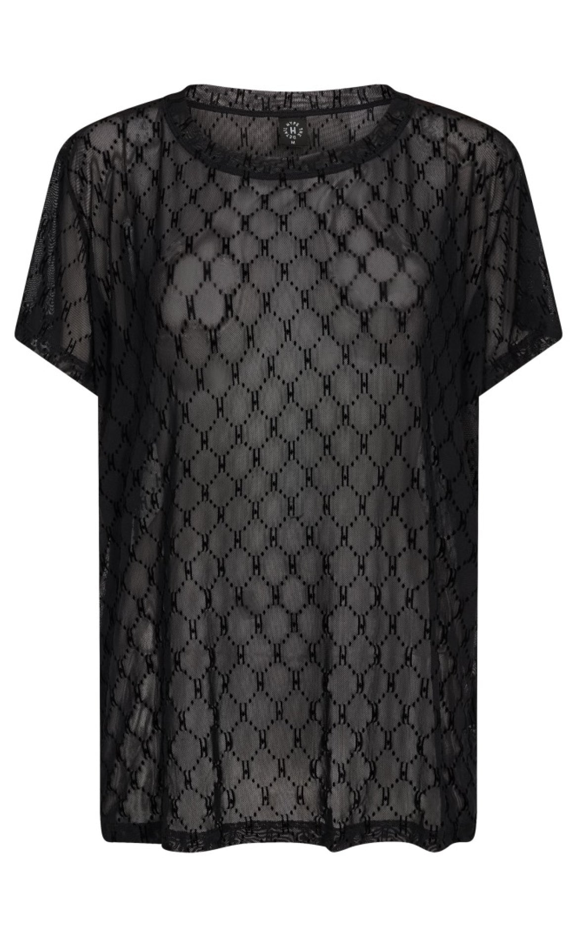 Bluse   Oversize Mesh   Black fra Hype The Detail