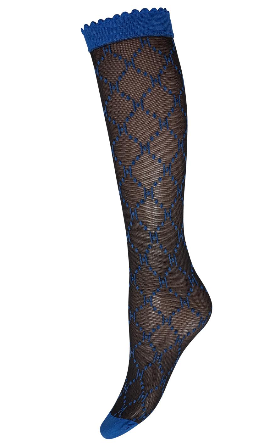 Strømper   Knee High Logo   Navy fra Hype The Detail