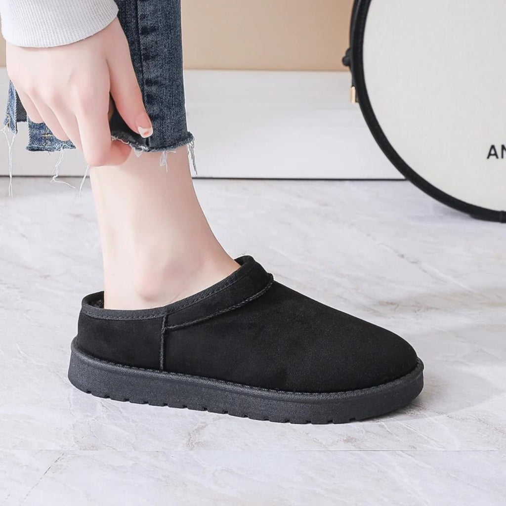 Mikka Dame Hjemmesko 6438   Black fra Shoes
