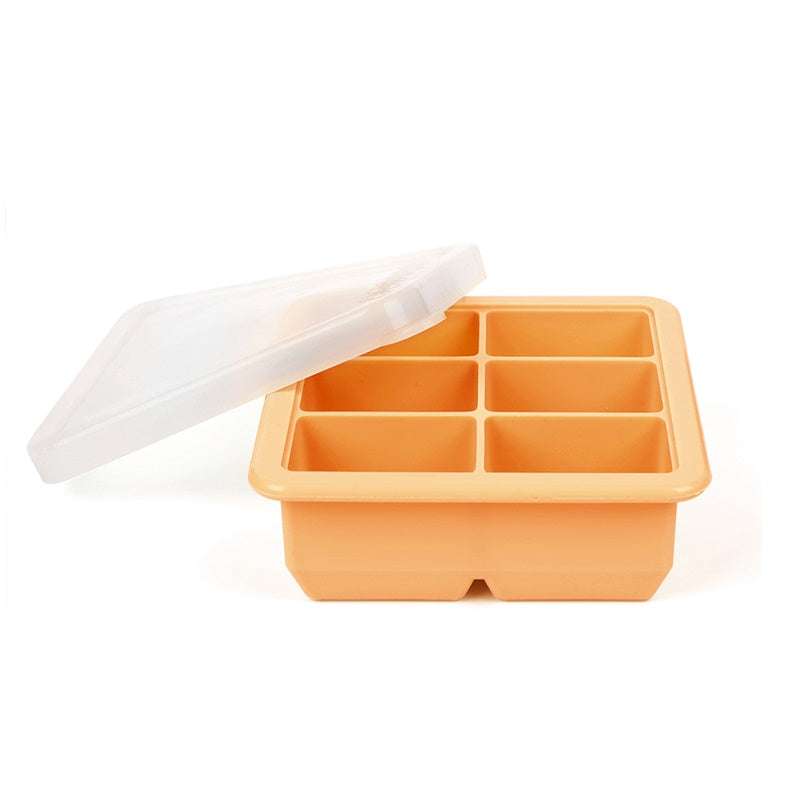 Silikone Frysebakke M. Låg   Apricot fra Haakaa