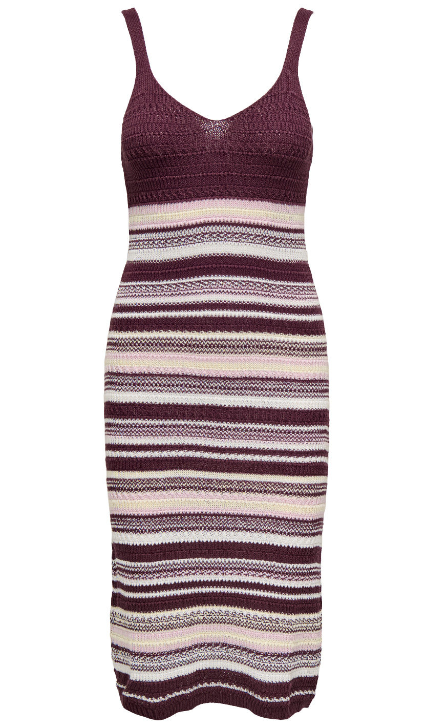 Kjole   Tropical   Fig Chalk Pink Birch fra Jdy