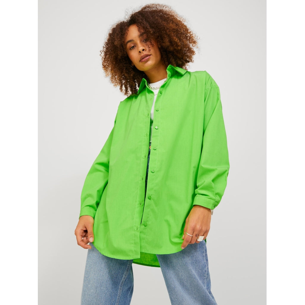 Dame Skjorte Jxmission   Green Flash fra Jjxx