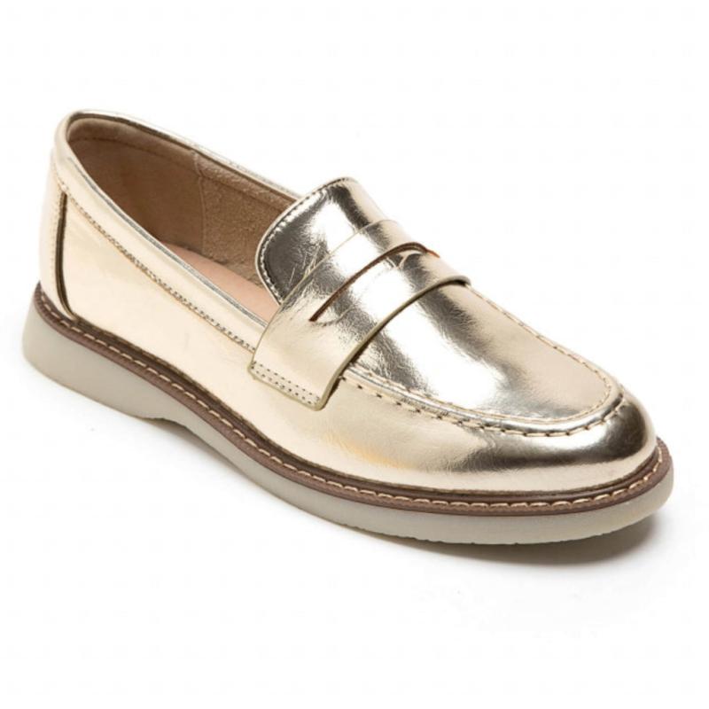 Josefine Dame Loafers 7232   Gold fra Shoes