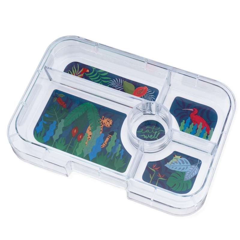Indsatsbakke   Tapas Tray   5 Rum   Jungle fra Yumbox