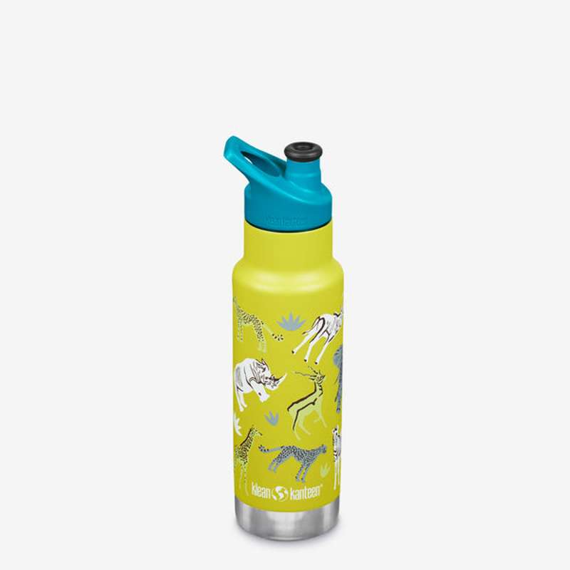 Kid Classic Termodrikkedunk   Kid Sportcap   355ml   Safari fra Klean Kanteen