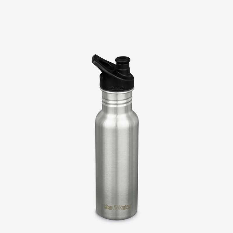 Classic Drikkedunk Sportcap 532ml Brushed Stainless fra Klean Kanteen