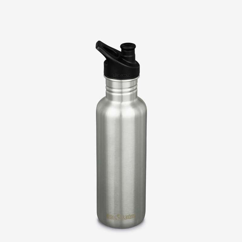 Classic Drikkedunk   Sportcap   800ml   Brushed Stainless fra Klean Kanteen