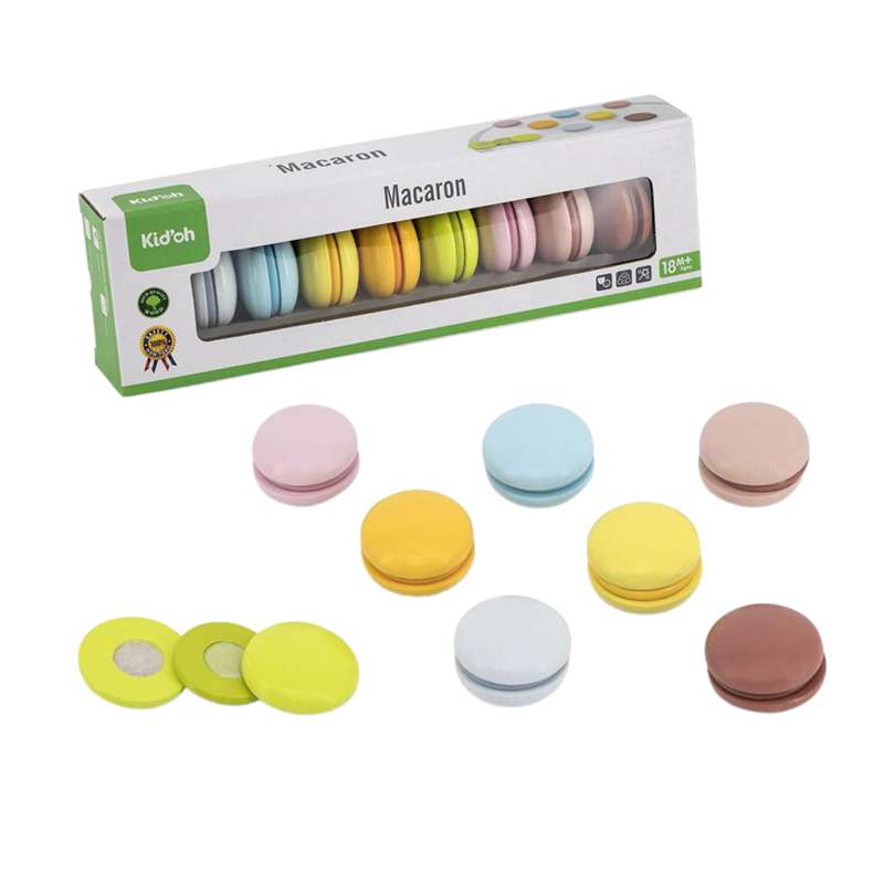Legemad   Macarons   8 Stk. (træ) fra Kid'oh