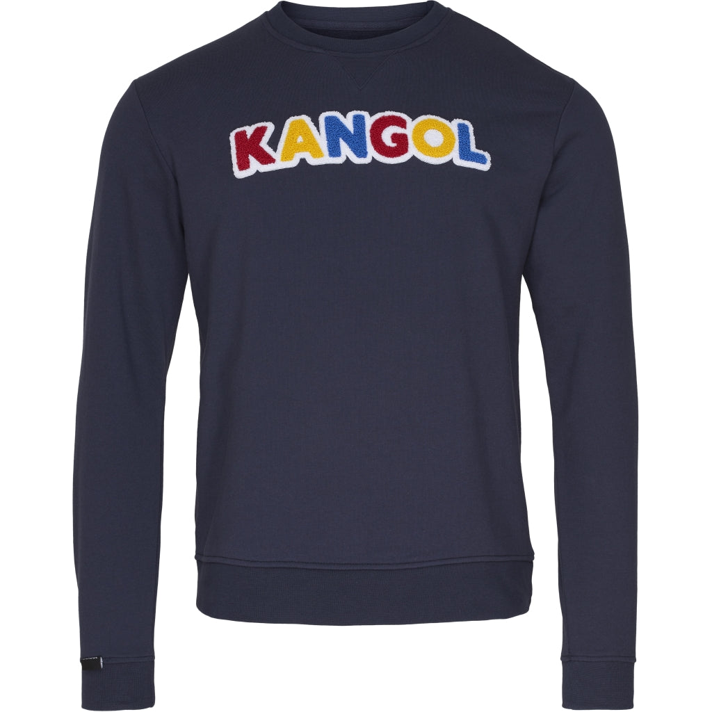Sweatshirt Herre Questcrew   Navy fra Kangol