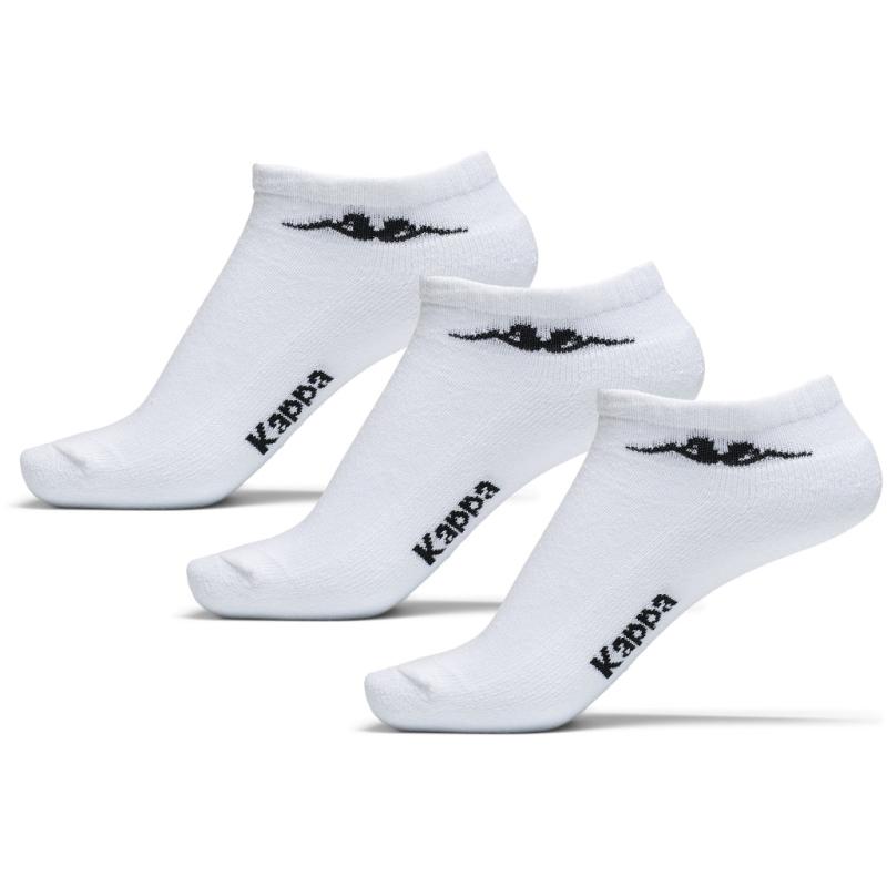 Kappa 3 Pak Strømper   White fra Tex-time