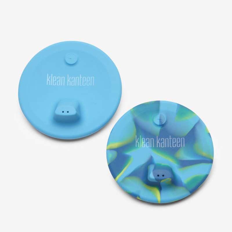 Kid Cup Sippy Låg Til 296ml Cup   2 Pak   Blue Tie Dye fra Klean Kanteen