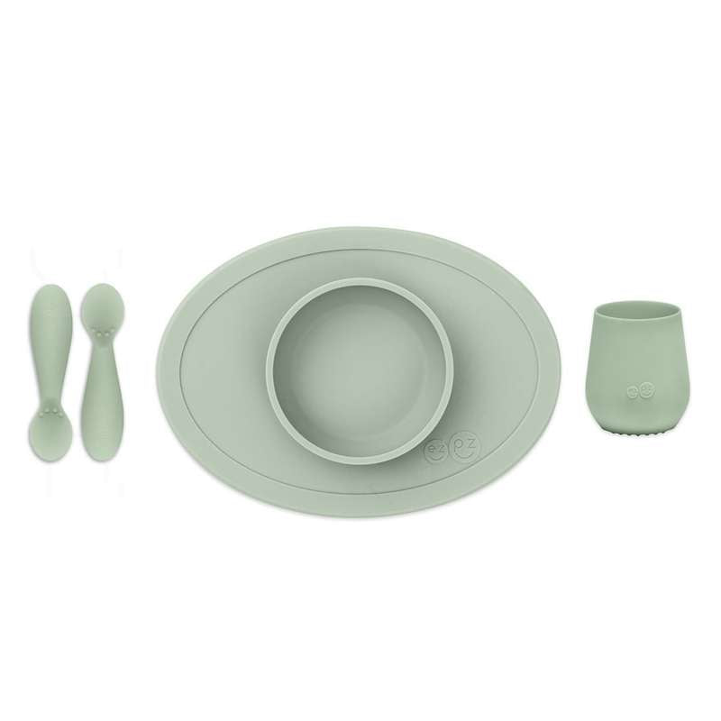 First Foods Set   Madstart Til Baby   Grøn fra Ezpz