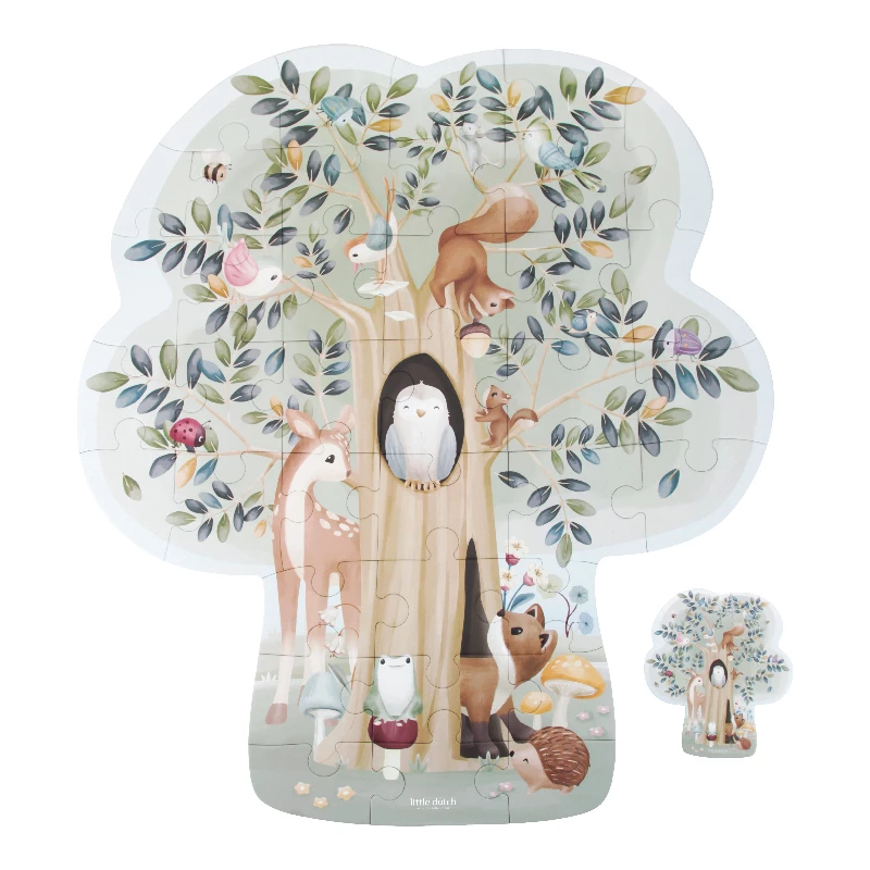Gulvpuslespil   Forest Friends fra Little Dutch