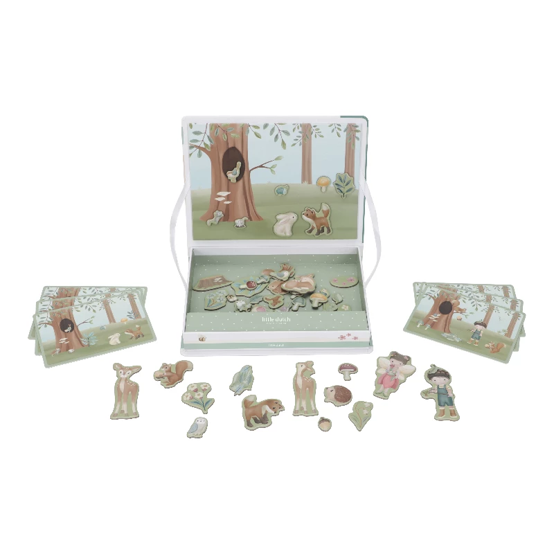 Magnetisk Legesæt   Forest Friends fra Little Dutch