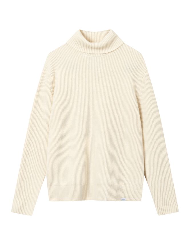 Eddie Wool Rib Rollneck Knit fra Les Deux