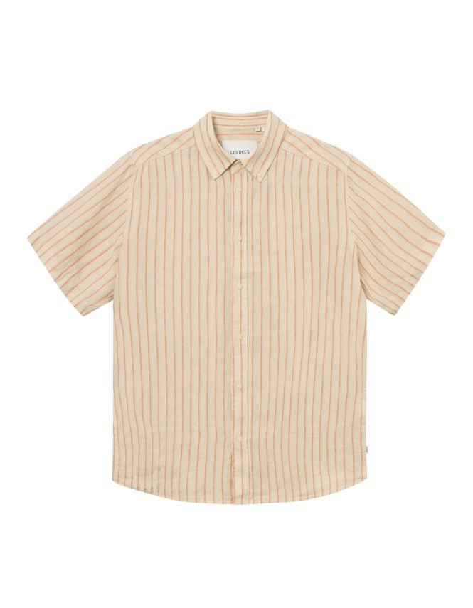 Kris Linen Ss Shirt fra Les Deux