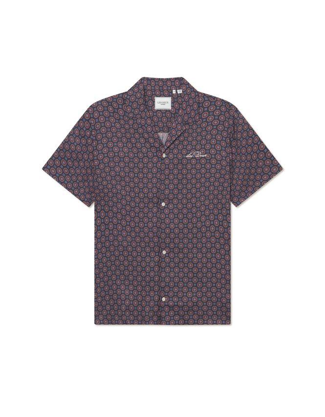 Foulard Aop Ss Shirt fra Les Deux