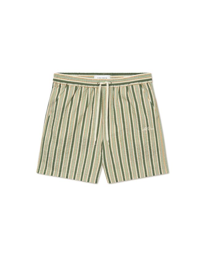 Stan Stripe Seersucker Swim Shorts fra Les Deux
