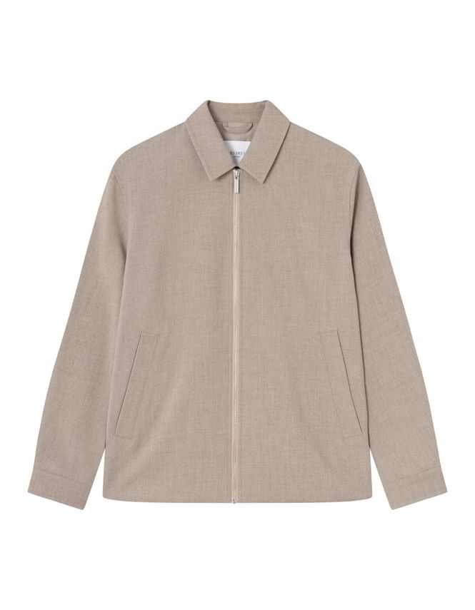Como Mélange Coach Jacket fra Les Deux