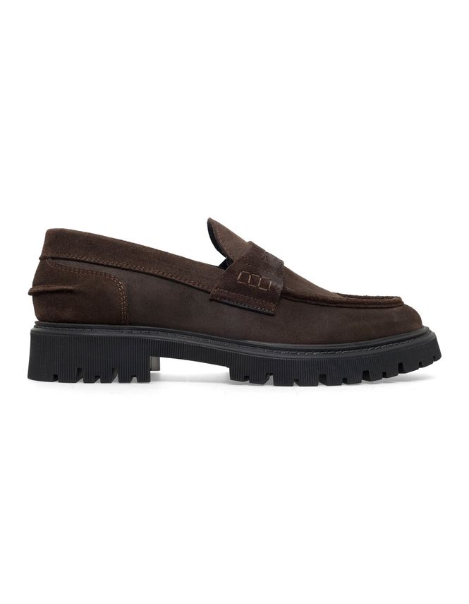 Tatum Suede Loafer fra Les Deux