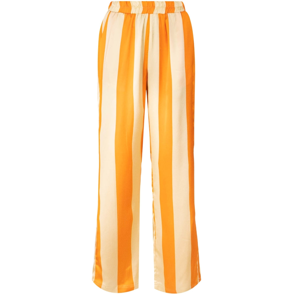 Libertã Dame Bukser Feline   Orange Gold Stripe fra Liberté