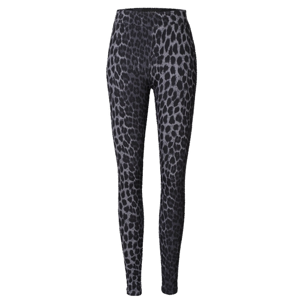 Libertã Dame Leggings Alma Fleece   Dark Grey Leo fra Liberté