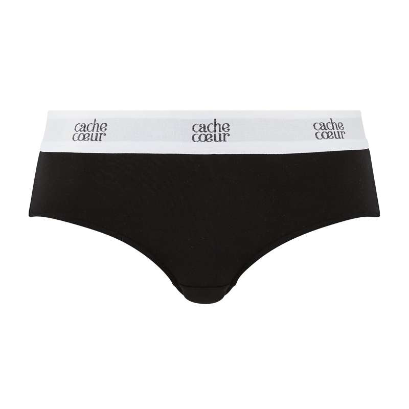 Life   Maternity Low Waist Brief  Trusser Black fra Cache Coeur