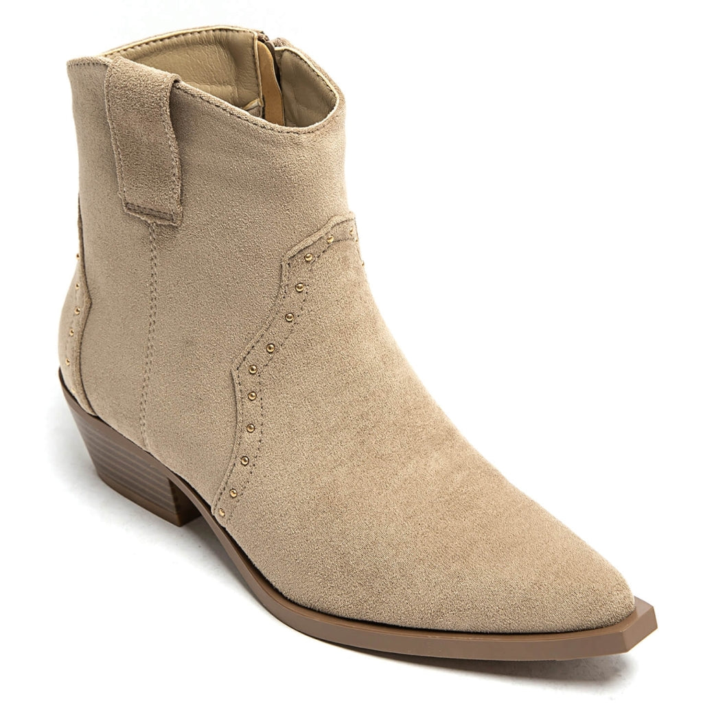 Jolene Dame Cowboystøvler 9690a   Kaki fra Shoes