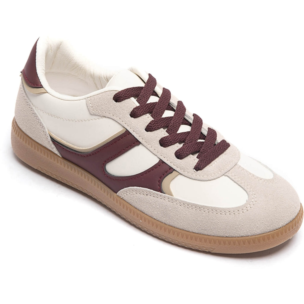 Laura Dame Sneakers 7589   Wine fra Shoes