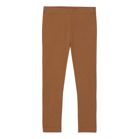 Rib Leggings Varm Brun fra Birkholm