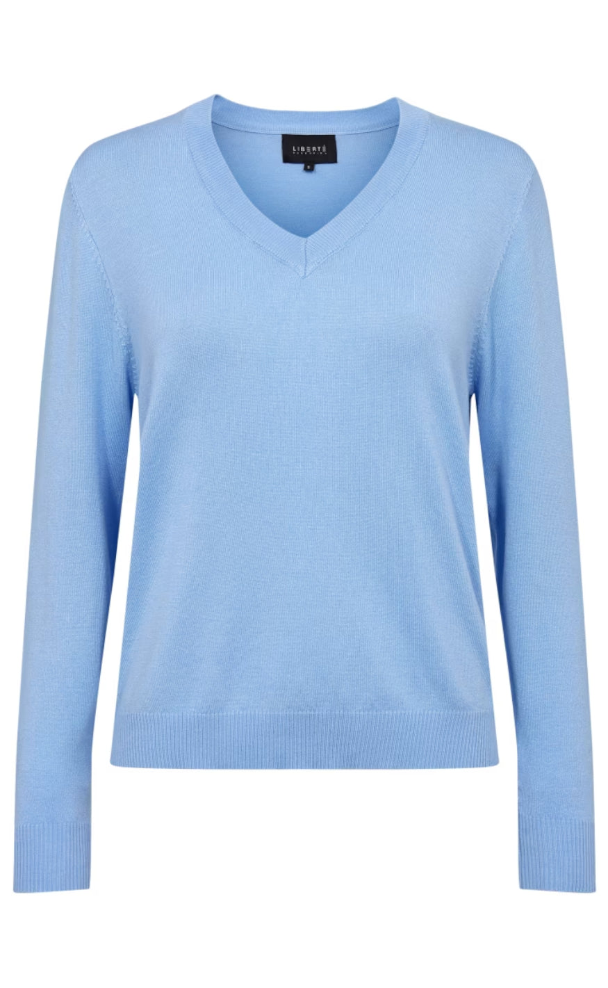 Liberte Bluse Vivi Light Blue fra Liberté