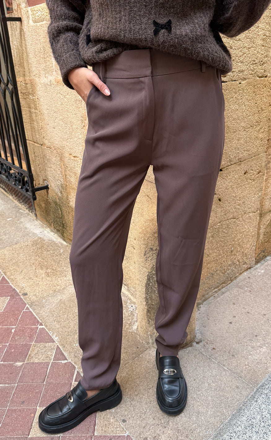 Liberte Bukser   Frede   Dark Brown fra Liberté