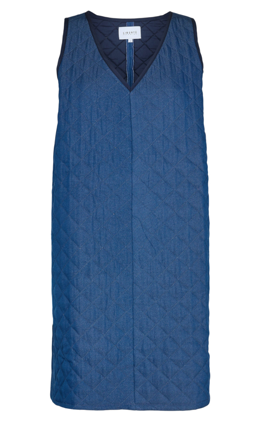 Liberte Kjole   Dibby Quilt   Blue Denim fra Liberté