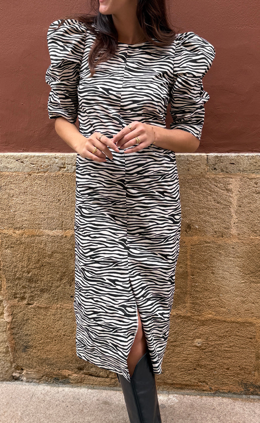 Liberte Kjole   Winnie   Zebra fra Liberté