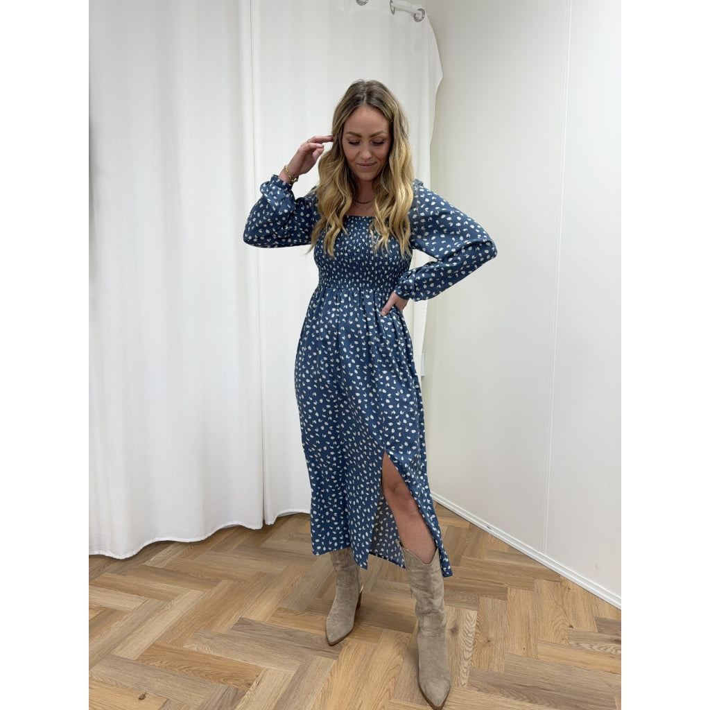 Kjole Gro   Blue Flower fra Liberté