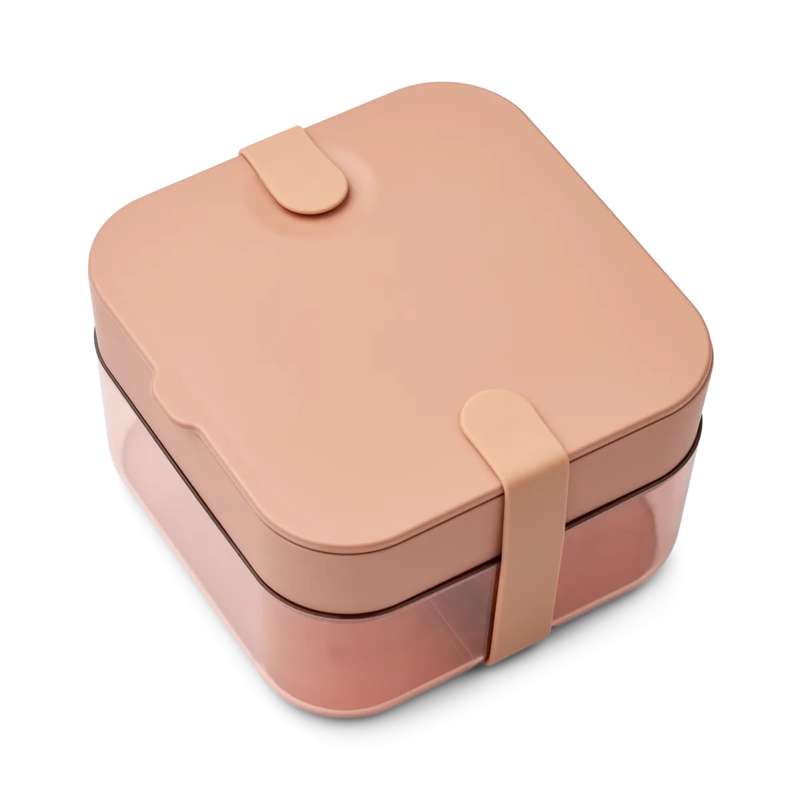 Amandine Bento Box Madkasse   Tuscany Rose Dusty Raspberry fra Liewood