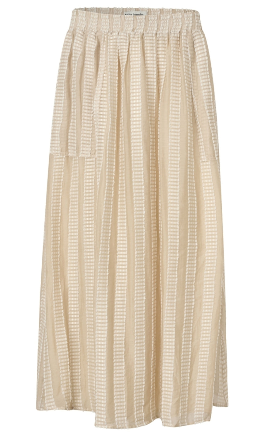 Nederdel   Akane Maxi   Creme fra Lollys Laundry