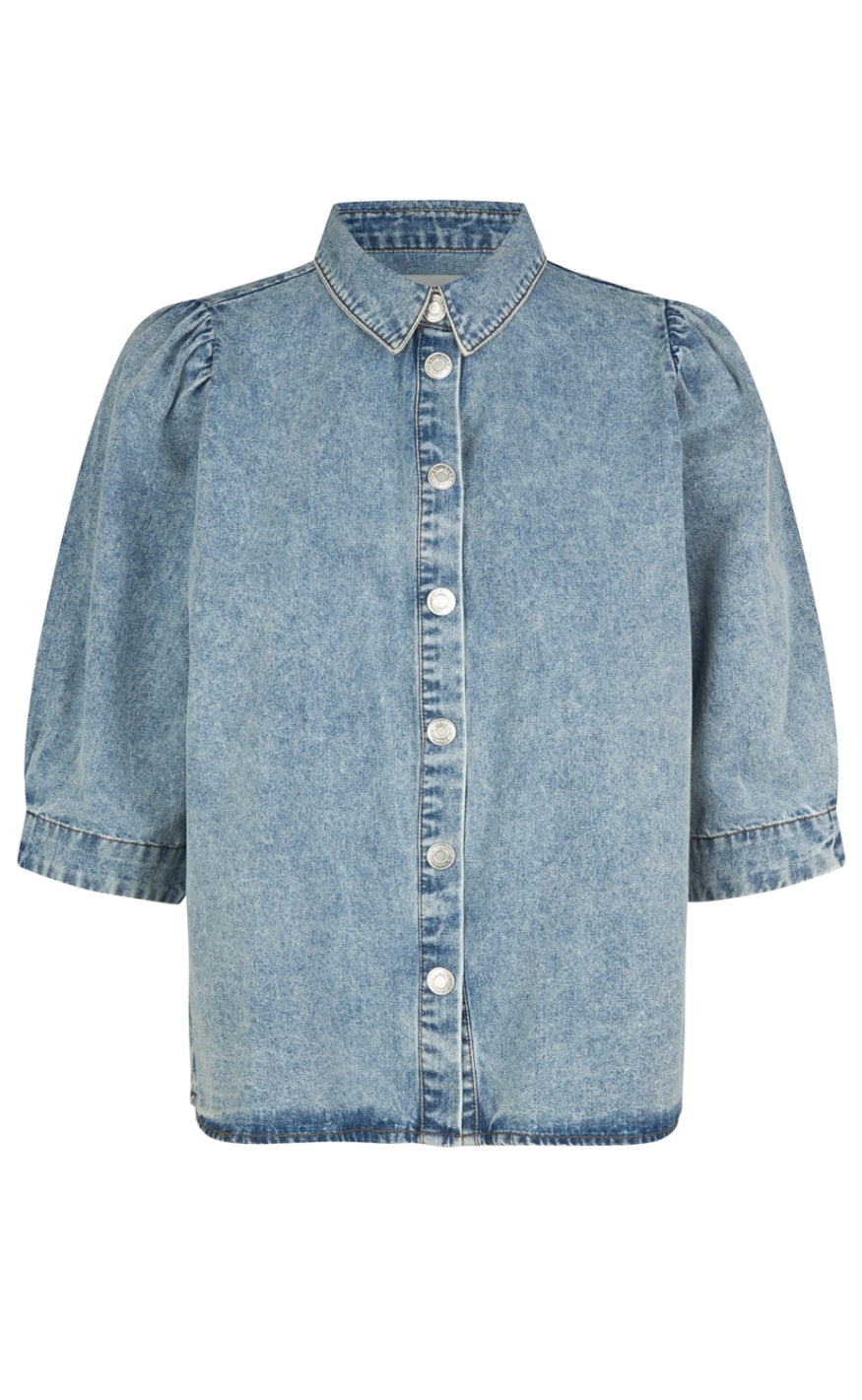 Skjorte   Bono   Washed Denim fra Lollys Laundry